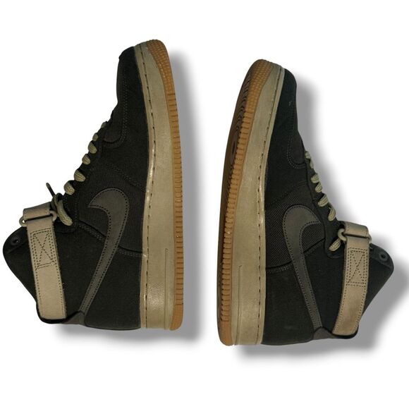 Nike Women's Air Force 1 High Utility Sneakers Green Size 8 - Picture 4 of 9